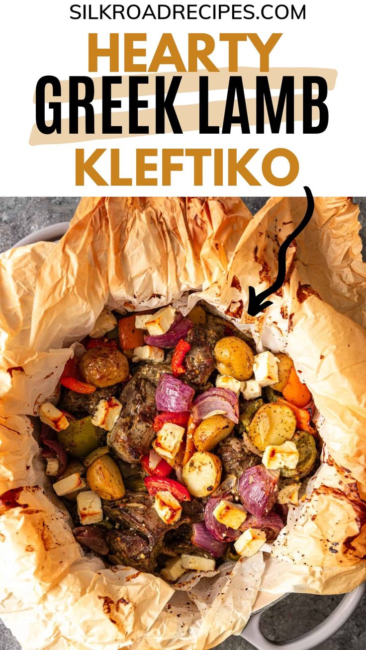 Unwrap Deliciousness: Master Tender Greek Lamb Kleftiko in Parchment